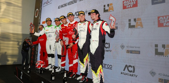 GT Italiano: Franco Girolami subió al podio en la carrera sabatina de Imola