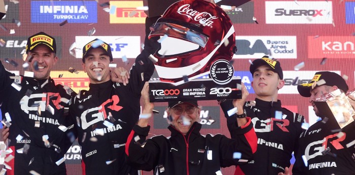 TC2000: la emoción de Ramonda tras el 1-2 de Toyota en los 200Km de Buenos Aires: "Me llena de felicidad"