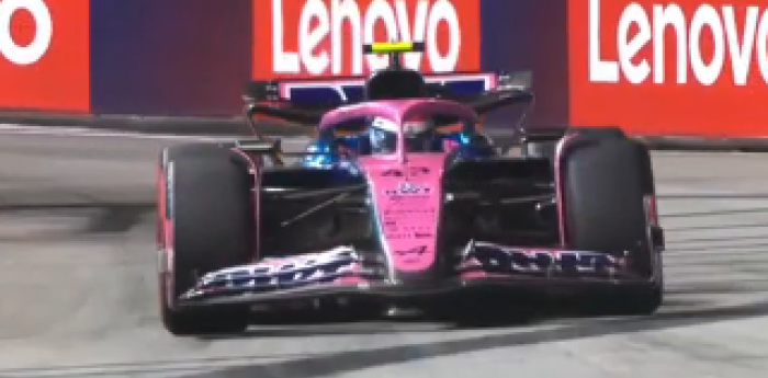 F1: ¡Al límite! Colapinto, a fondo en la clasificación del GP de Singapur