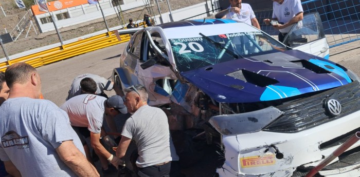 TC2000: el motivo del fuerte golpe de Quirno en el primer ensayo en El Zonda