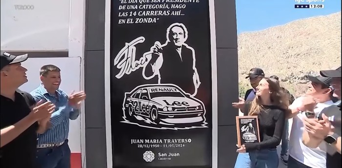 El mensaje de Paula Traverso tras el homenaje del TC2000 a su papá en El Zonda