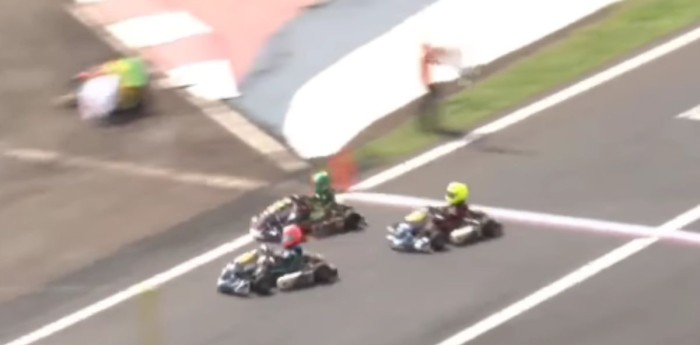 ¡CINE! Infartante definición entre los hermanos Morgenstern en una carrera de karting