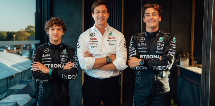 F1: Mercedes confirmó la continuidad de Russell y Antonelli en 2026