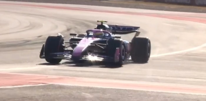 F1: la salvada que tuvo que hacer Colapinto para evitar golpearse en la clasificación del GP de las Américas