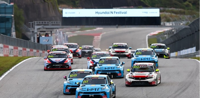 TCR World Tour: Guerrieri quedó a un paso del podio en la Carrera 2 en Corea del Sur
