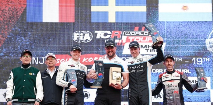 TCR World Tour: Guerrieri y un nuevo podio en la Carrera 3 en Corea del Sur