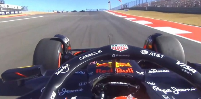 F1: Max Verstappen, espectador de lujo de la maniobra Colapinto-Gasly en Austin