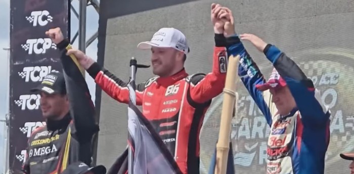 TC: el gran gesto de Canapino con Werner y Agustín Martínez en el podio de Paraná que nadie vio