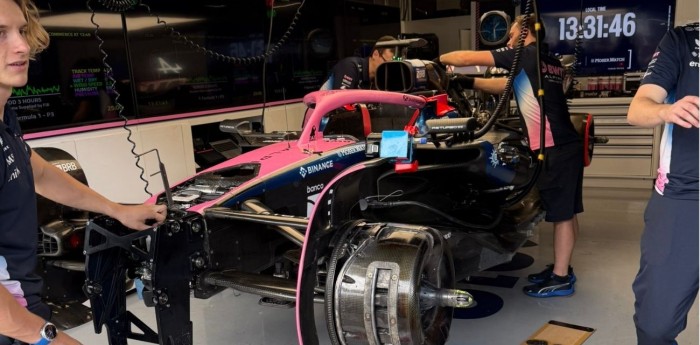 F1: Alpine llegó con los trabajos y Colapinto clasificará en Brasil