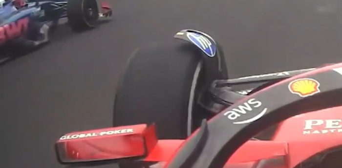 F1: ¡Firme! La defensa de Colapinto ante el ataque de Hamilton con la Ferrari