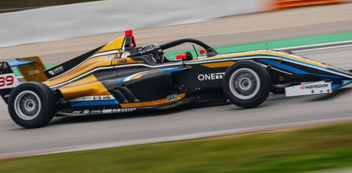 F4 Española: Panetta y Baztarrica arrancaron con la actividad de la última fecha en Barcelona