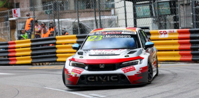 TCR World Tour: Montenegro, Guerrieri y Girolami, dentro del top ten en la segunda carrera en Macao