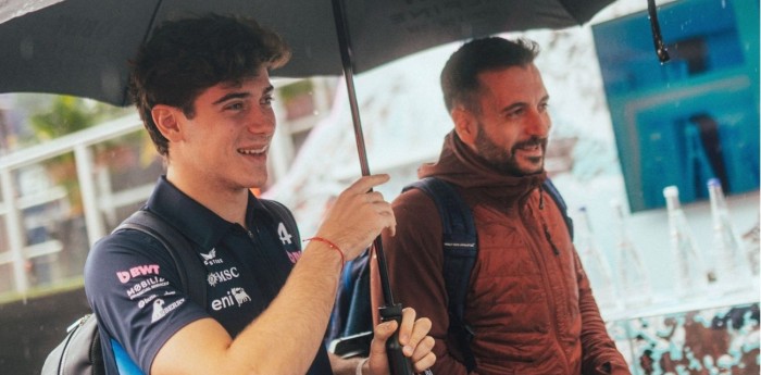 F1: ¡Hola Franco! Colapinto llegó al paddock de Las Vegas
