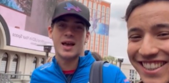 F1: el espontáneo encuentro que tuvieron Diego Ciantini y Colapinto en el GP de Las Vegas