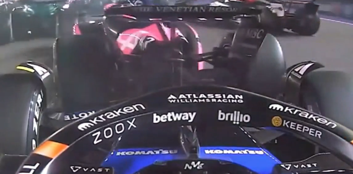 F1: ¡Desde todos los ángulos! Así fue la caótica largada que arruinó la carrera de Colapinto en Las Vegas