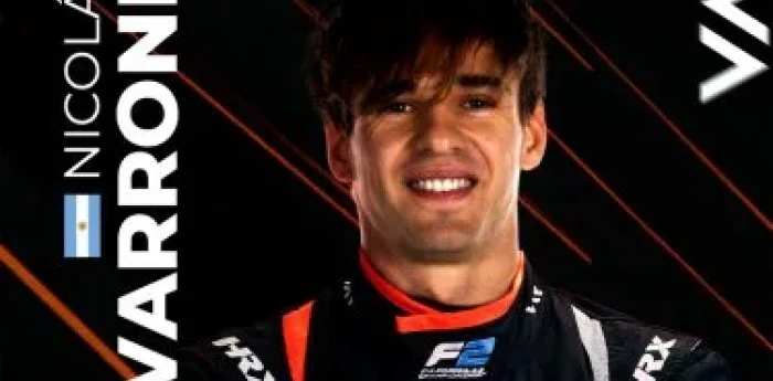 Nico Varrone, entusiasmado por su debut en F2: “Me estoy preparando de la mejor manera para dar todo de mí"