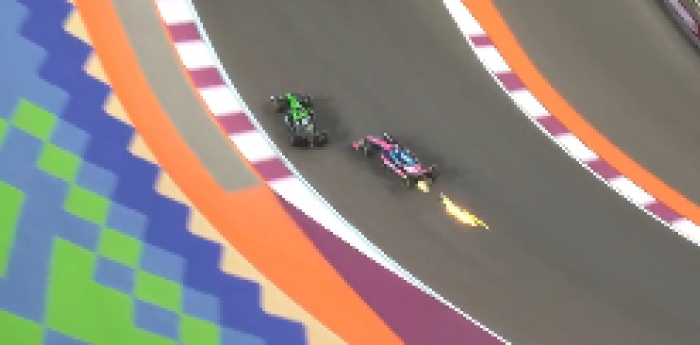 F1: la maniobra de Gasly que provocó el accidente con Hulkenberg en Qatar