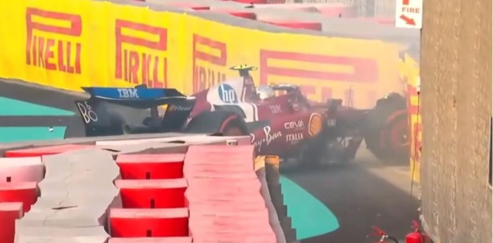 F1: el trompo y golpe de Hamilton en la FP3 de GP de Abu Dhabi