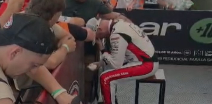 TC: las lágrimas de Canapino luego de hacer la pole y quedar a un paso del campeonato en La Plata