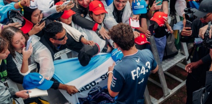 F1: “Siempre estuvieron ahí”, Alpine destacó el apoyo de los seguidores de Colapinto en 2025