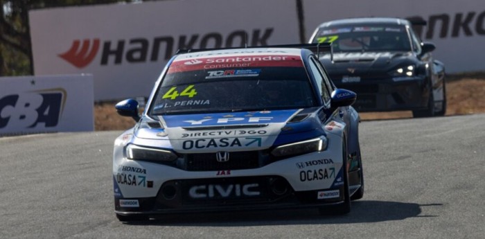 TCR South America: Pernía, satisfecho tras el tercer puesto en la primera carrera en Interlagos: “Estuvo buena la carrera”