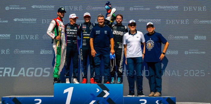 TCR South America: las sensaciones de los integrantes del podio de la carrera del domingo en Interlagos