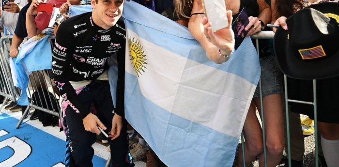 F1: “La diferencia que hacemos con los demás países es especial”, Colapinto rendido ante el público argentino