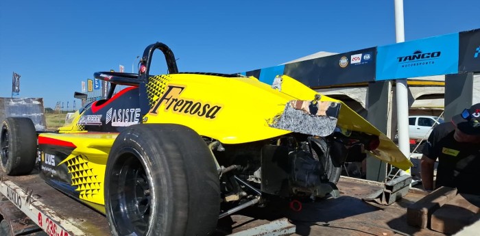 Fórmula Nacional: durísimo accidente durante la clasificación en Junín