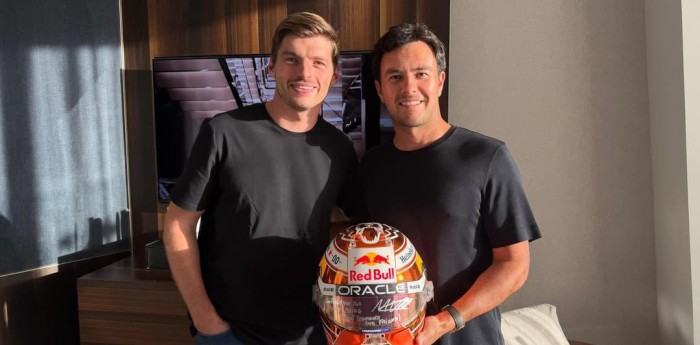 F1: ¡Regalo de ex compañero! El gran gesto de Verstappen para Checo Pérez