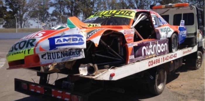 TC: "Ese momento me dio miedo", el recuerdo del Pinchito Castellano sobre su accidente en Rafaela