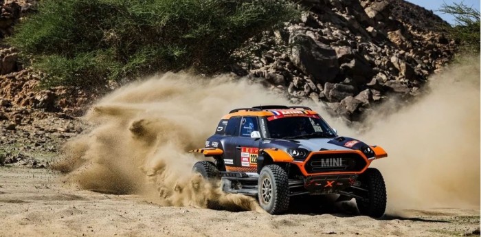 Dakar 2026: de Mévius aprovechó un problema en el auto de Ekström para liderar la Etapa 1 de Autos