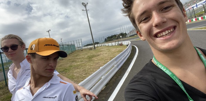 Sacha Fenestraz y la emoción de ver a Norris campeón de F1: “Sentí una felicidad inmensa”