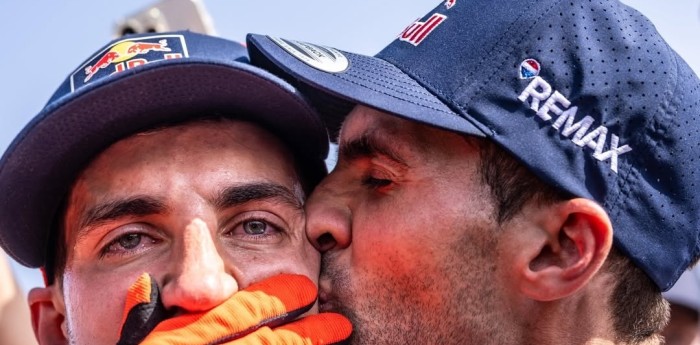 Dakar 2026: el gesto que tuvo Kevin Benavides con su hermano Luciano antes de la ajustada definición