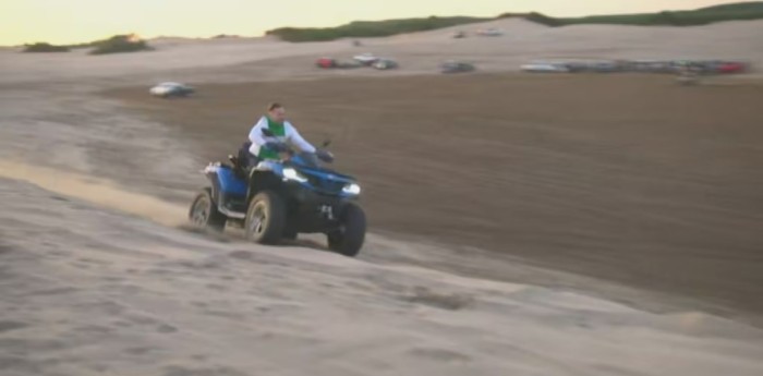 Un hombre está grave luego de volcar con su cuatriciclo en Villa Gesell