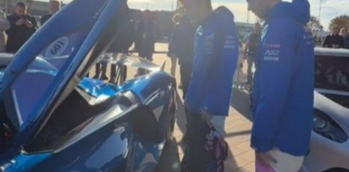 F1: el agradable intercambio entre Colapinto y Gasly luego de subirse a un súper deportivo de Alpine