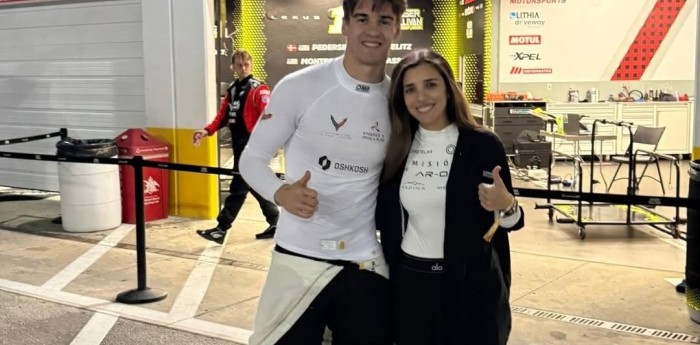 Nico Varrone tuvo una visita espacial: la primera astronauta argentina lo acompañó en Daytona