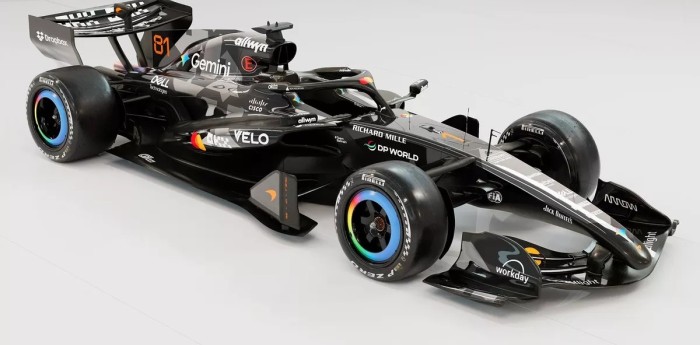 F1: ¡Total black! El sorprendente diseño del McLaren MCL40 para las pruebas en Barcelona