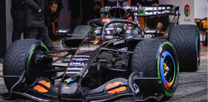 F1: ¡De estreno! Norris giró en Barcelona con el flamante MCL40