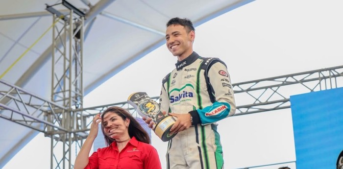 Podio de Diego Ciantini en su paso por el TCR Panamá