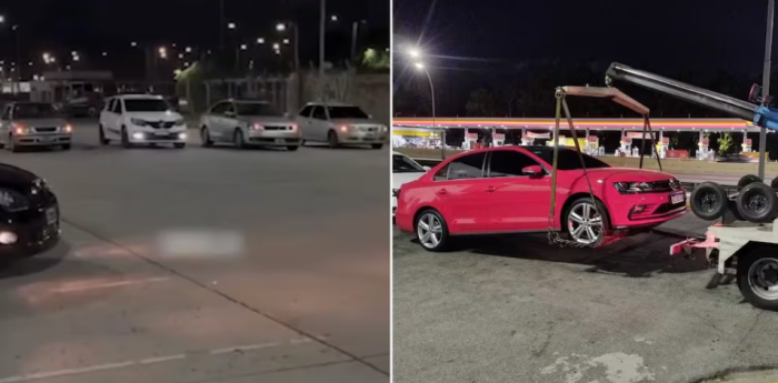 Un operativo antipicadas en la General Paz terminó con nueve vehículos secuestrados