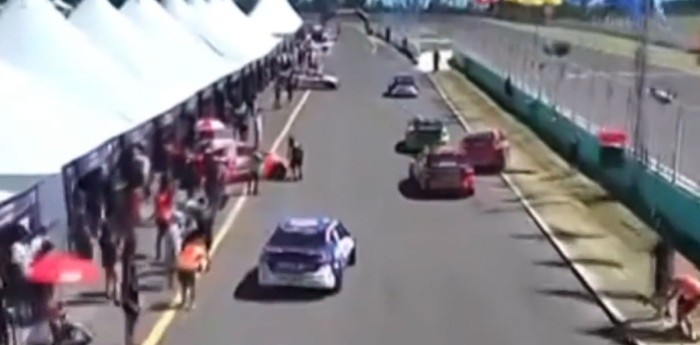 TN APAT: Lambiris y Vicino protagonizaron un encontronazo en boxes cuando salían a clasificar en Paraná