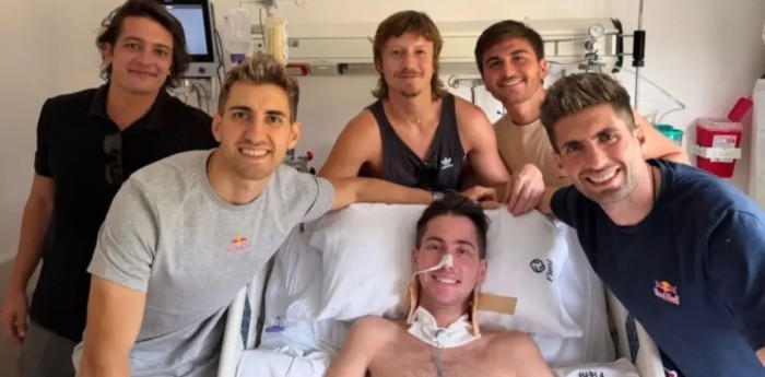 Yacopini recibió la visita de los hermanos Benavides: “Felices de verte en tan buen camino”