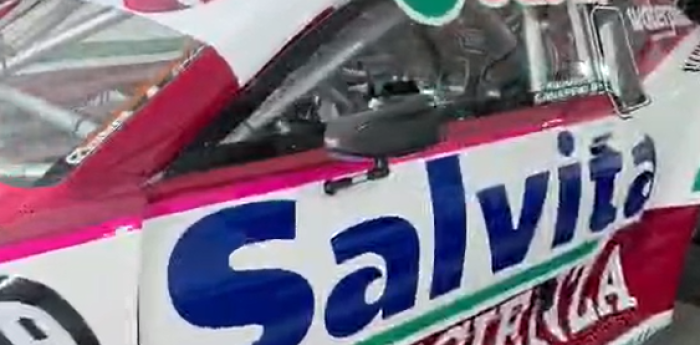 TC: ¡Llegó el campeón! El Camaro de Canapino con su renovado diseño ya está en El Calafate