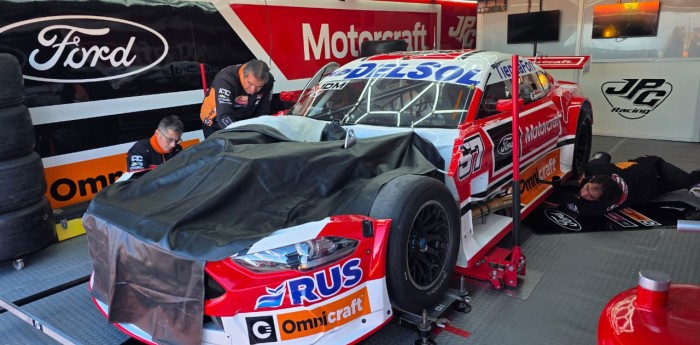 TC: Gianini aceleró en El Calafate y lideró el primer entrenamiento
