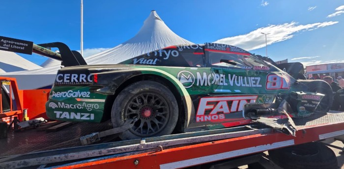 TC: la amargura de Faín y Trotta tras el fuerte accidente en El Calafate ¿Qué originó el golpe?