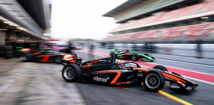 F2: Varrone fue sexto en la mañana de test de pretemporada en Barcelona