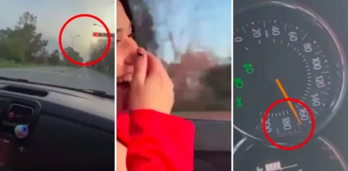 La licencia de la joven de Berisso que se grabó a más de 180 km/h será revocada