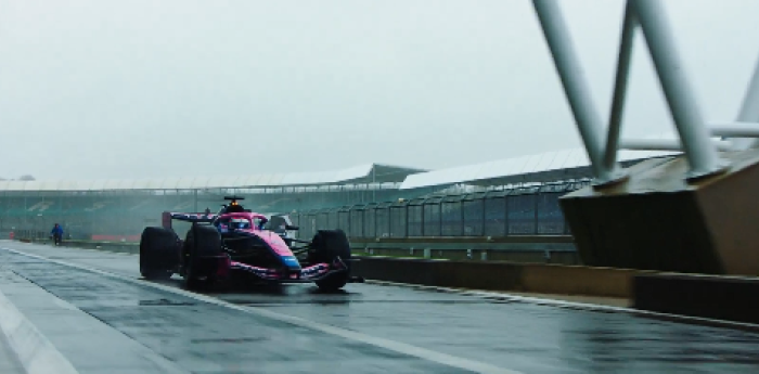 F1: el video inédito que salió a la luz de Colapinto al mando del Alpine A526