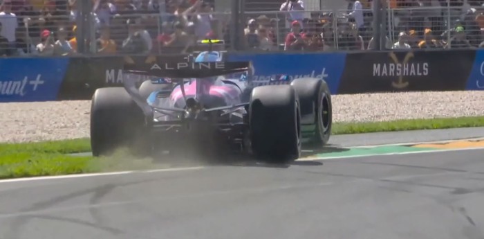 F1: Colapinto se exigió y cometió un leve exceso en la mitad del entrenamiento en Australia