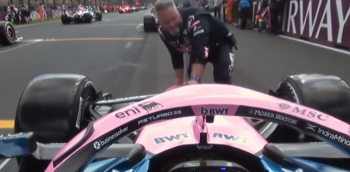 F1: error de Alpine y del ingeniero: la imagen que provocó la dura sanción a Colapinto en el GP de Australia